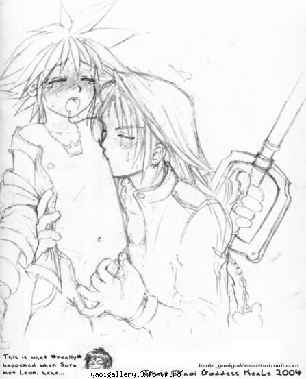 Sora x Leon - Principe Dionis - Kingdom Hearts